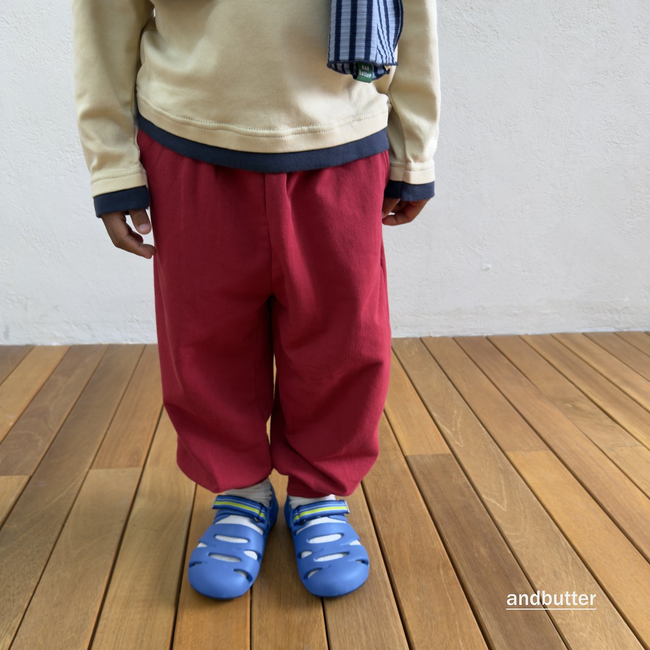 《予約》Rib Jogger Pants / ANDBUTTER