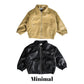 《予約》Soft Leather Zip-Up Jacket / MINIMAL