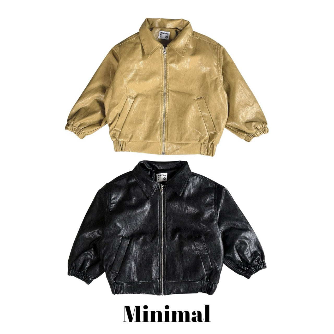 《予約》Soft Leather Zip-Up Jacket / MINIMAL