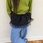 《予約》Wrinkle Dot Layered Skirt / ANDBUTTER