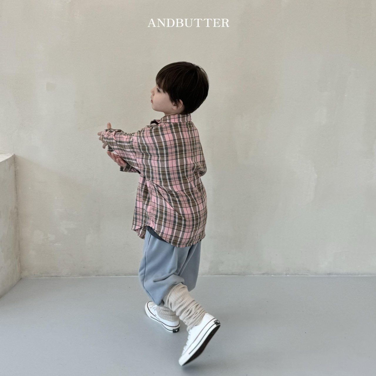 《予約》Musee Check Shirt / andbutter