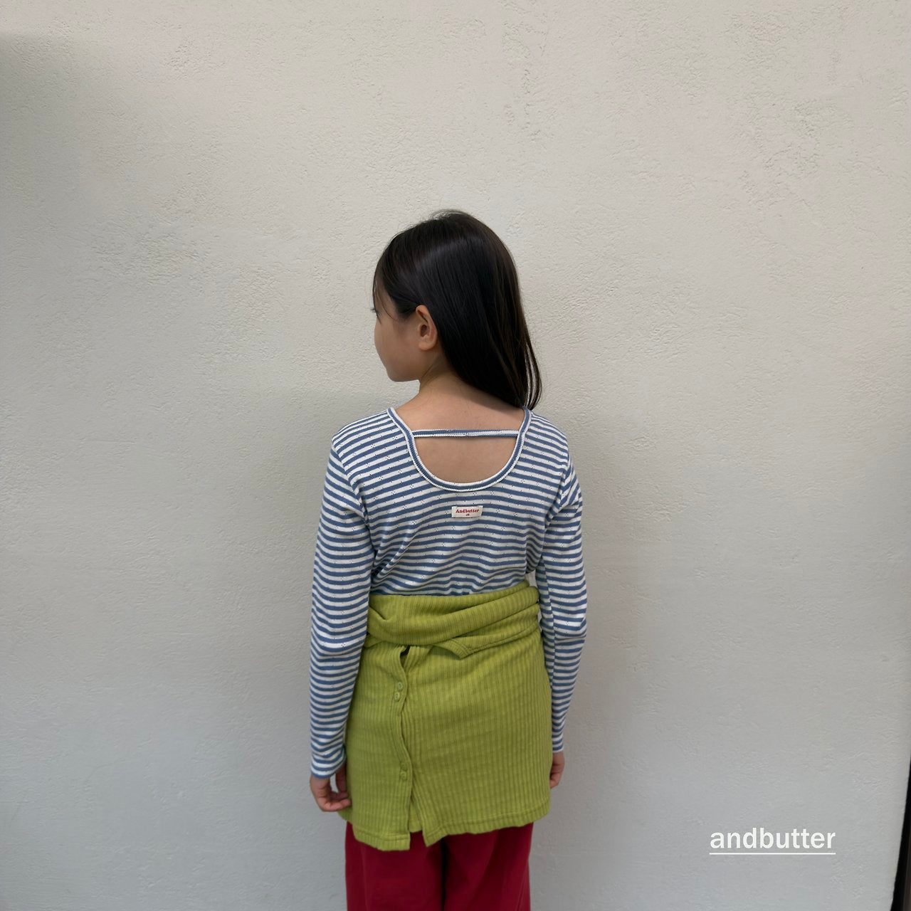 《予約》Tommy Point T-Shirt / ANDBUTTER