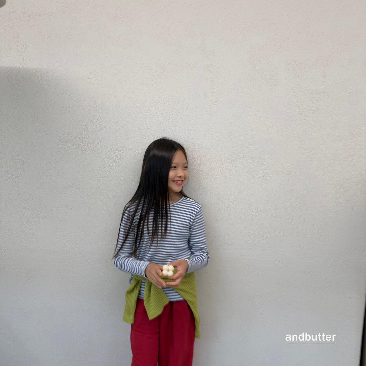 《予約》Tommy Point T-Shirt / ANDBUTTER