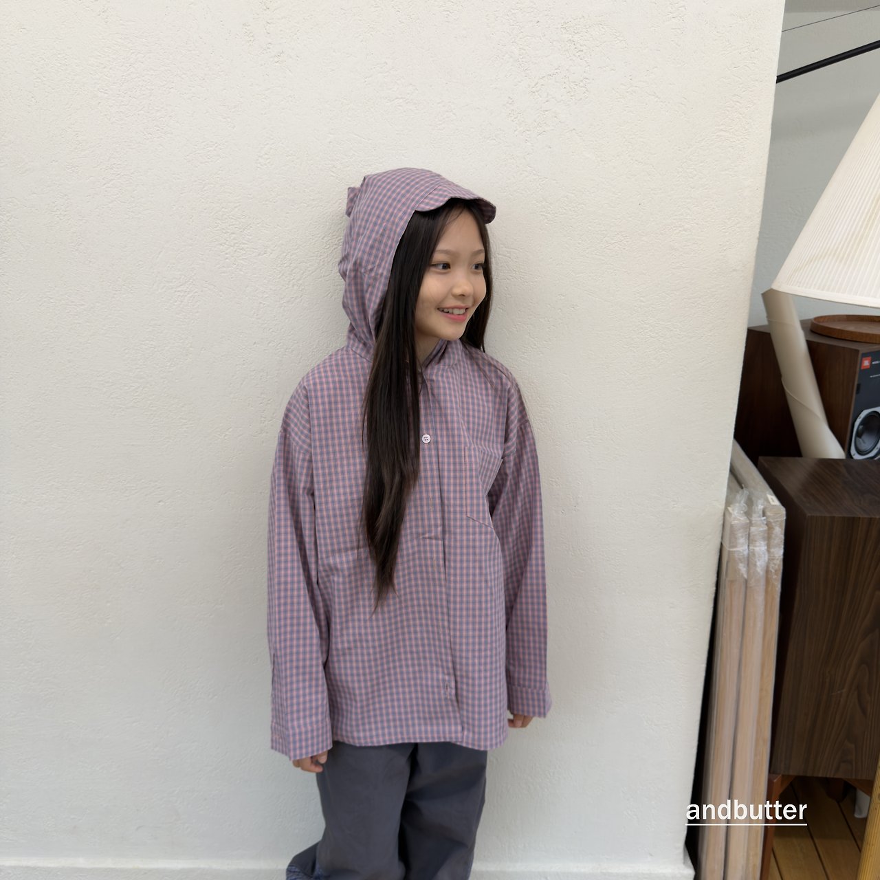 《予約》Cap Hood Shirt / ANDBUTTER