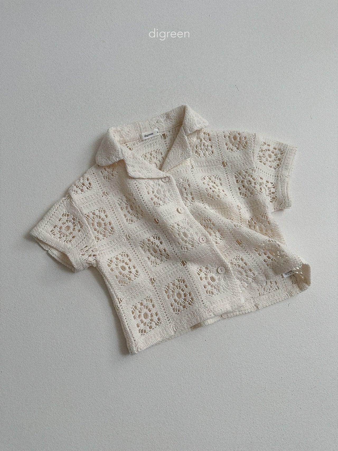 《予約》Crochet Shirt / digreen