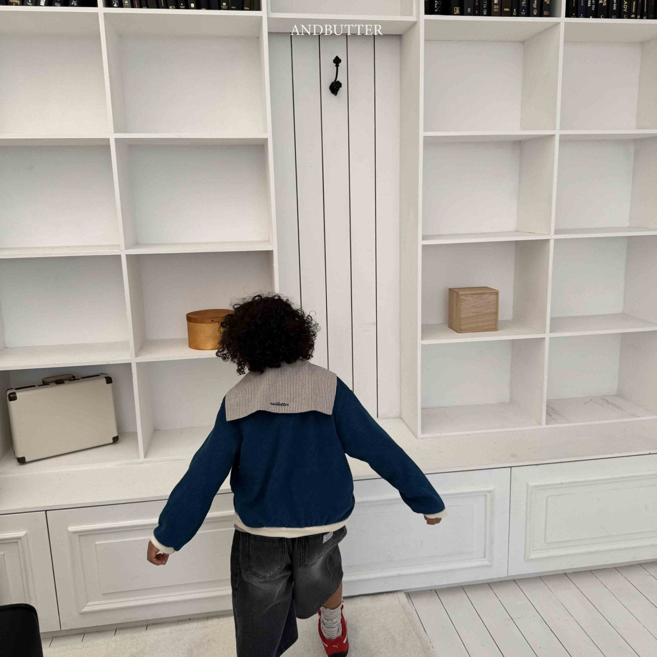 《予約》Two-Tone Terry Cardigan / andbutter