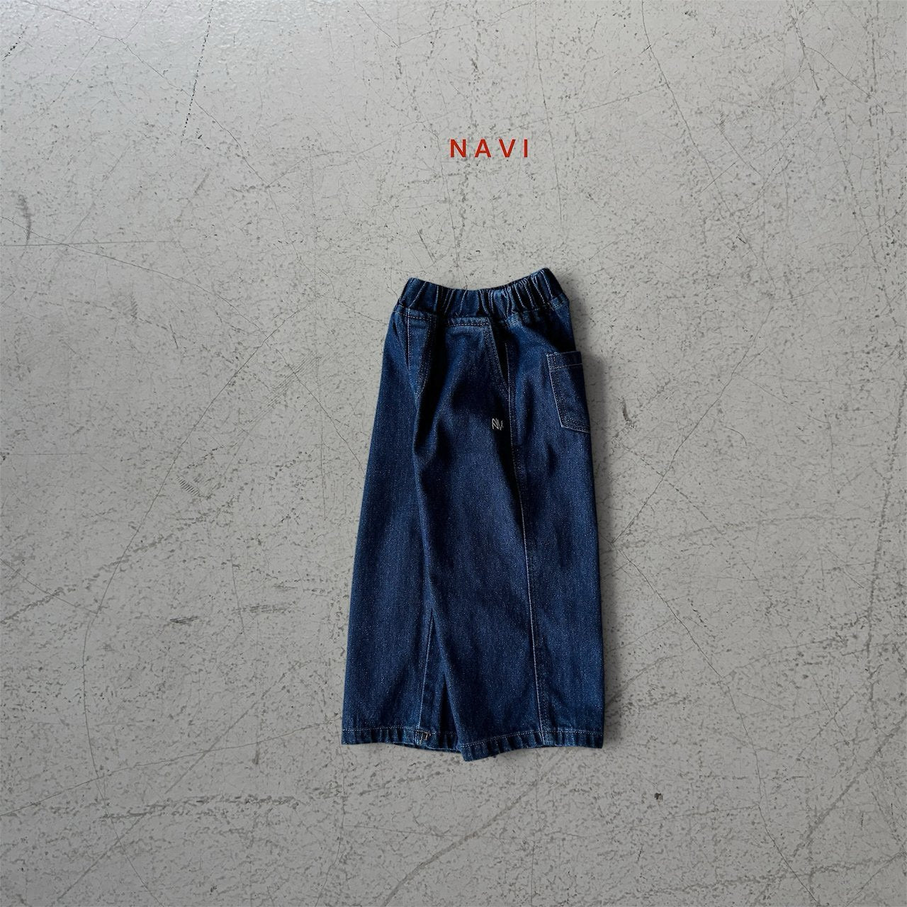 《予約》With Wide Denim Pants  / navi.