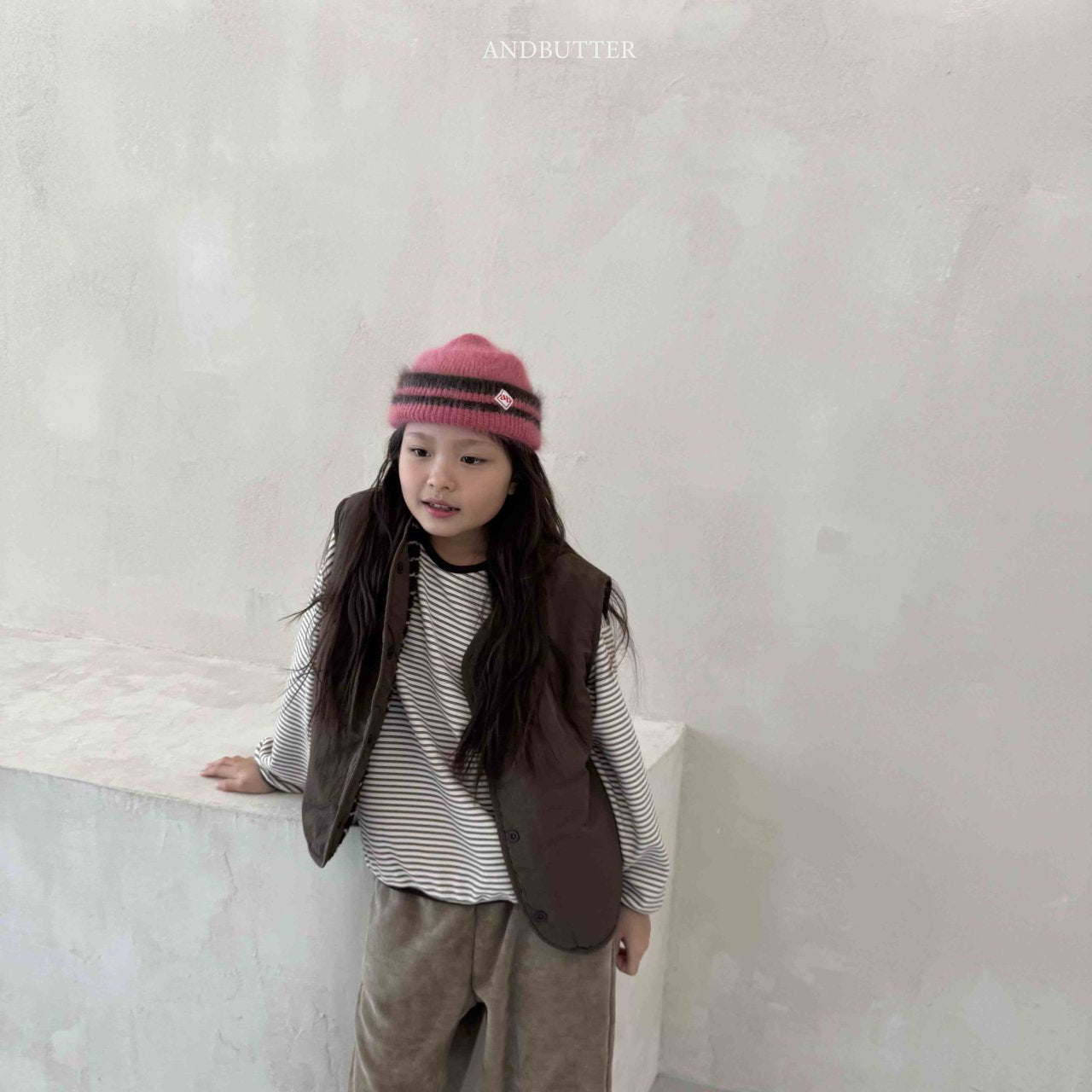 《予約》Reversible ST Dumble Vest / andbutter