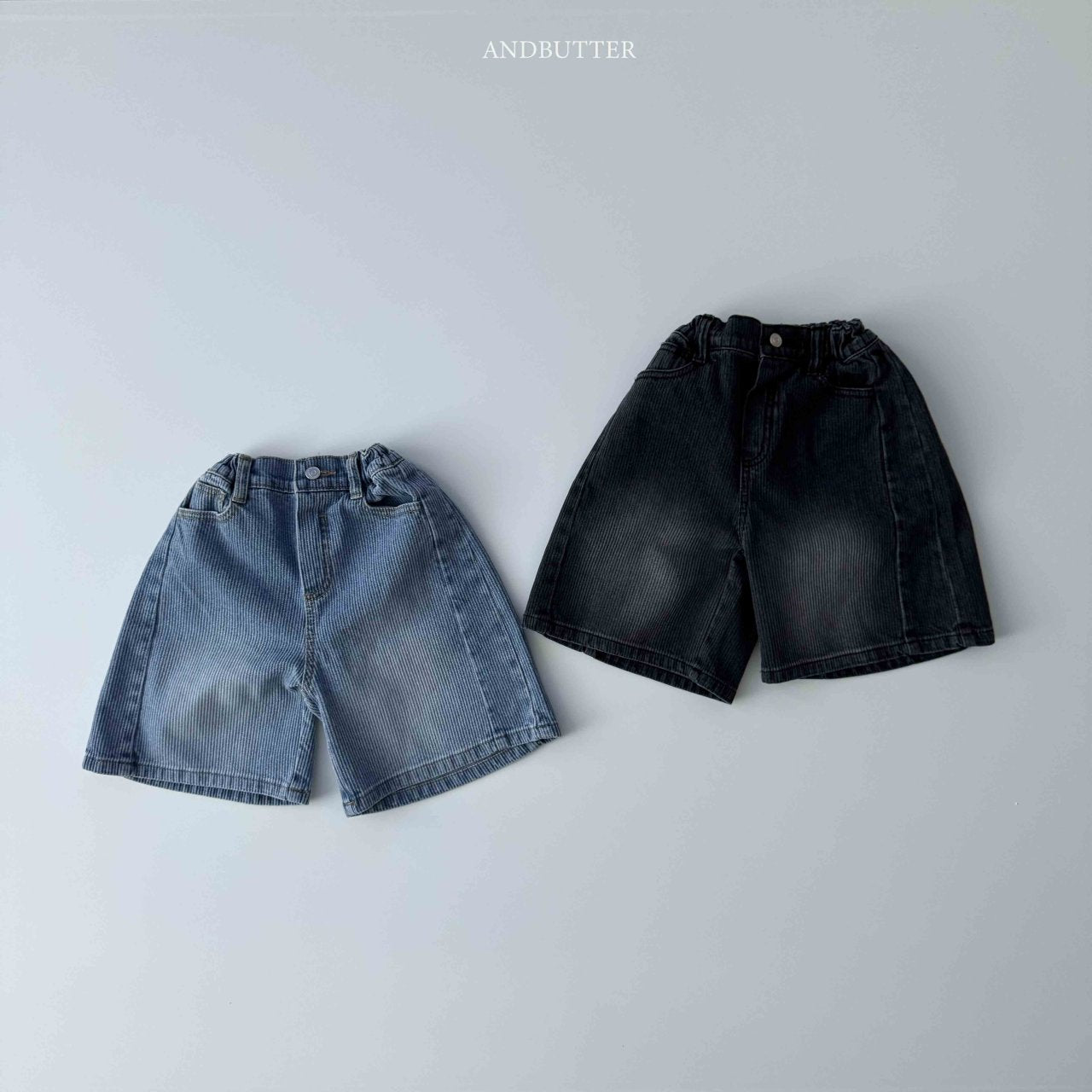 《予約》Line Bermuda Denim / andbutter