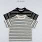 《予約》Read Stripe Tee / O.wen