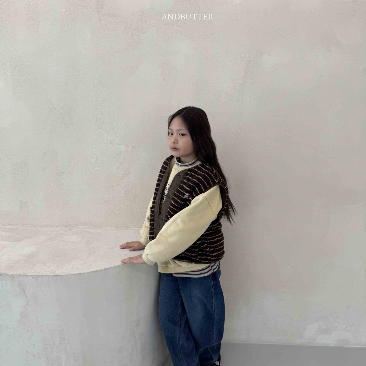 《予約》Reversible ST Dumble Vest / andbutter