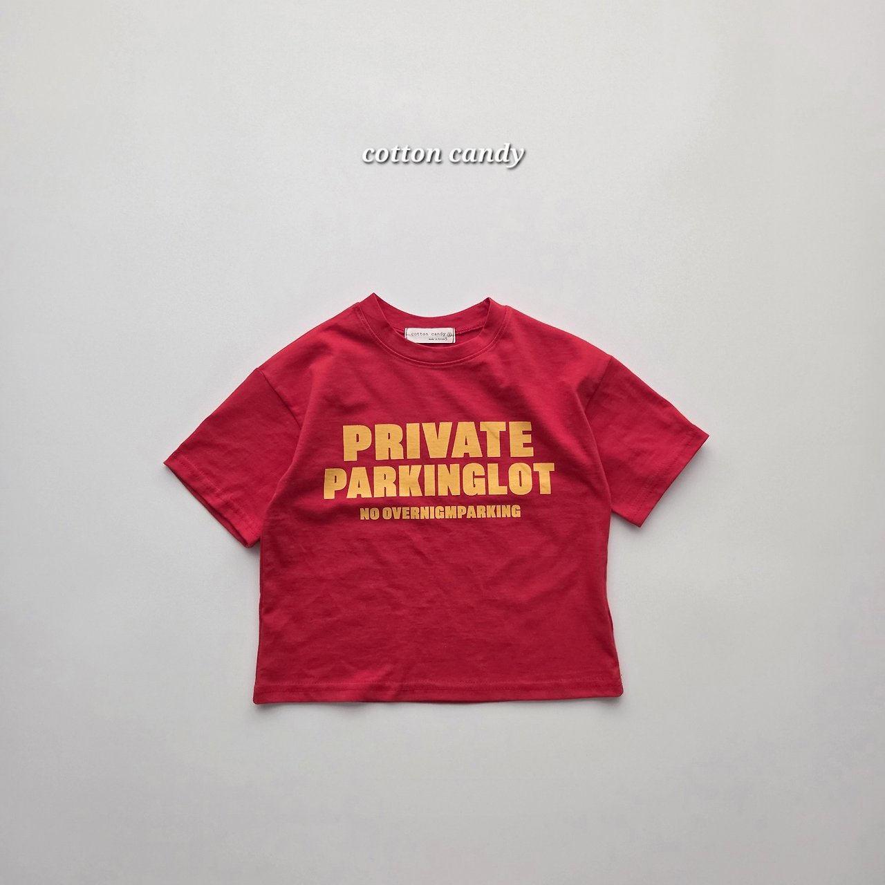 《予約》Steady T-shirt / cotton candy