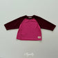 《予約》Raon Color Block Raglan Tee / ELLY MOLLY