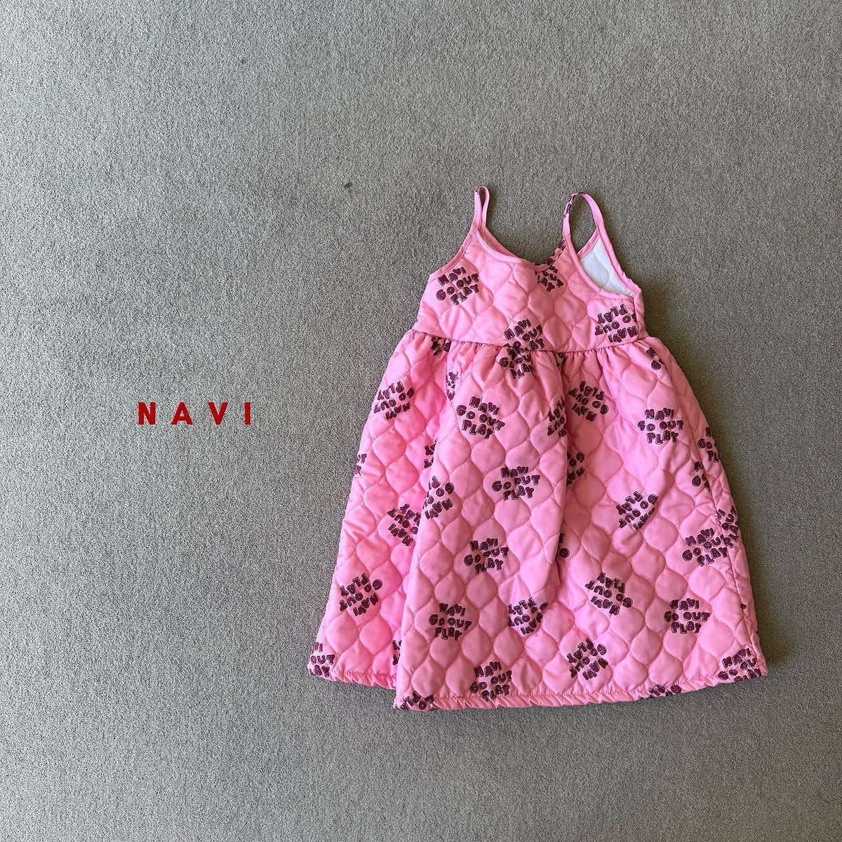 《予約》Rosie Quilted Dress / NAVI