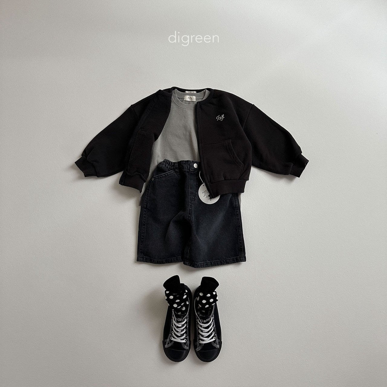 《即納》Together Socks（black）