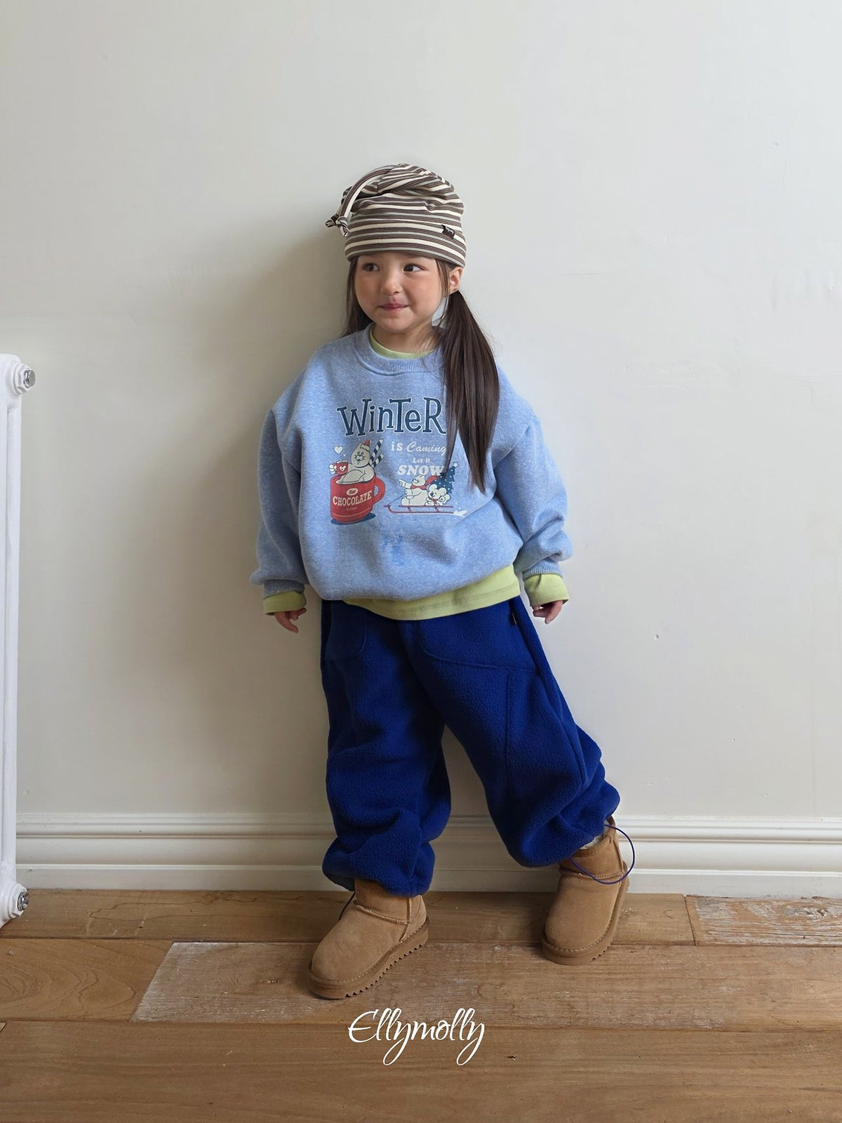 《予約》Winter Snow Sweatshirt / ELLY MOLLY
