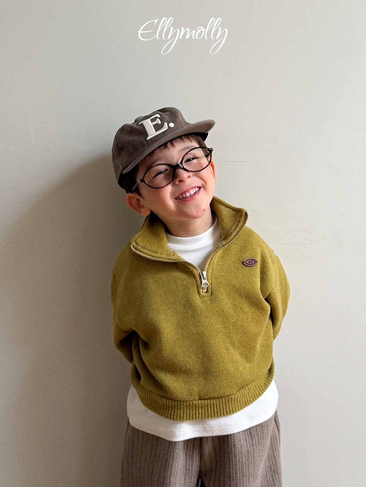 《予約》Arden Wool Half-Zip / ELLY MOLLY