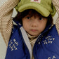 《予約》Ribbon Stripe Turtleneck Tee / NAVI