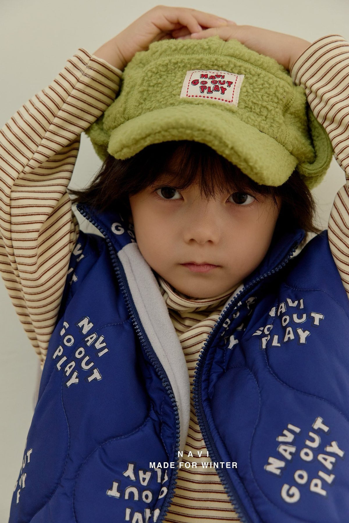 《予約》Melt Quilted Vest / NAVI