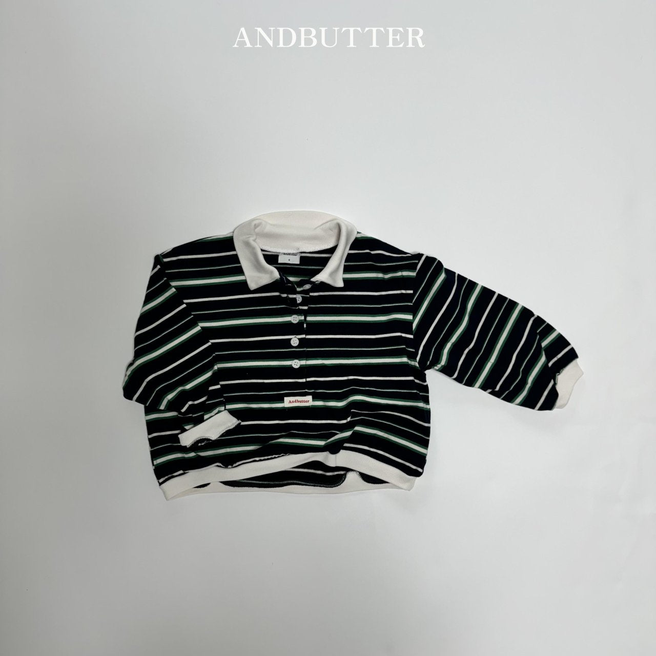 《予約》Stripe Rugby Tee / andbutter