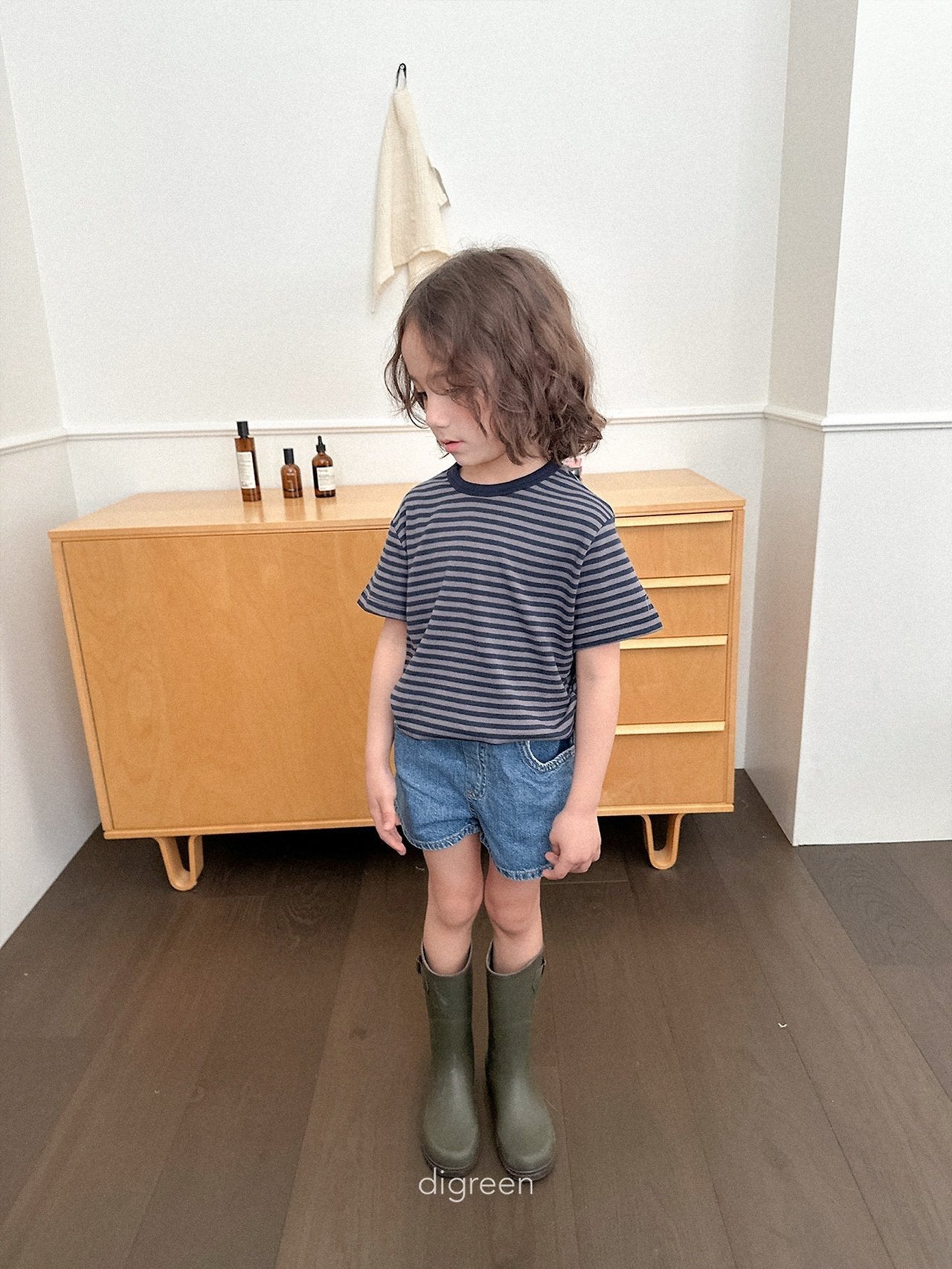 《予約》Veil Short Denim / digreen
