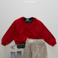 《予約》Heart Pocket Stripe T-Shirt / ANDBUTTER
