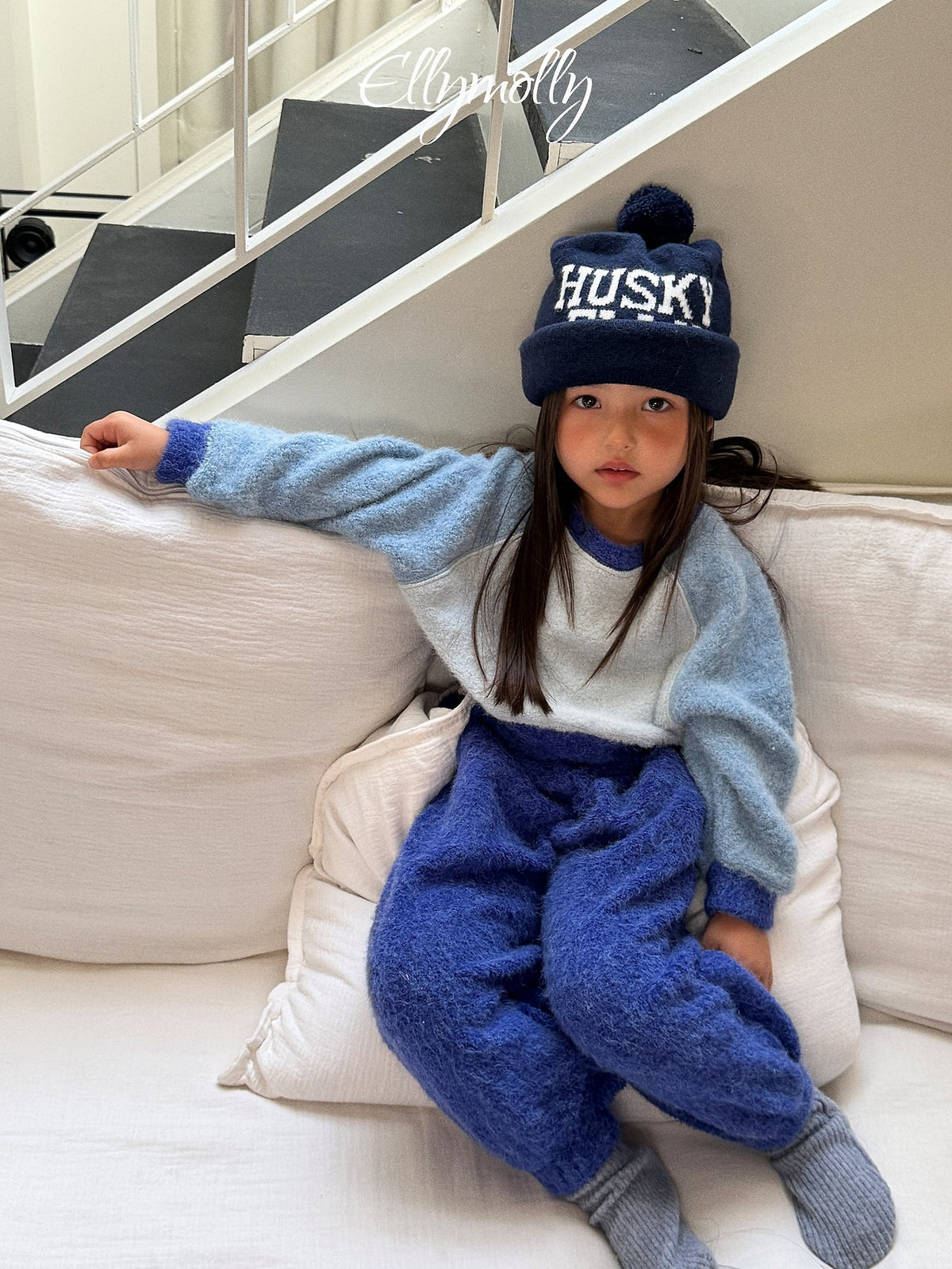 《予約》Husky Pom Pom Beanie / ELLY MOLLY