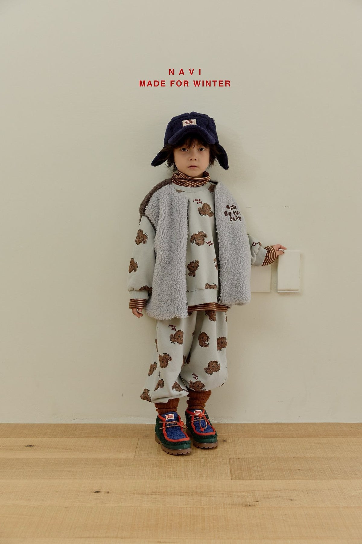 《予約》Poochi Sweatshirt / NAVI