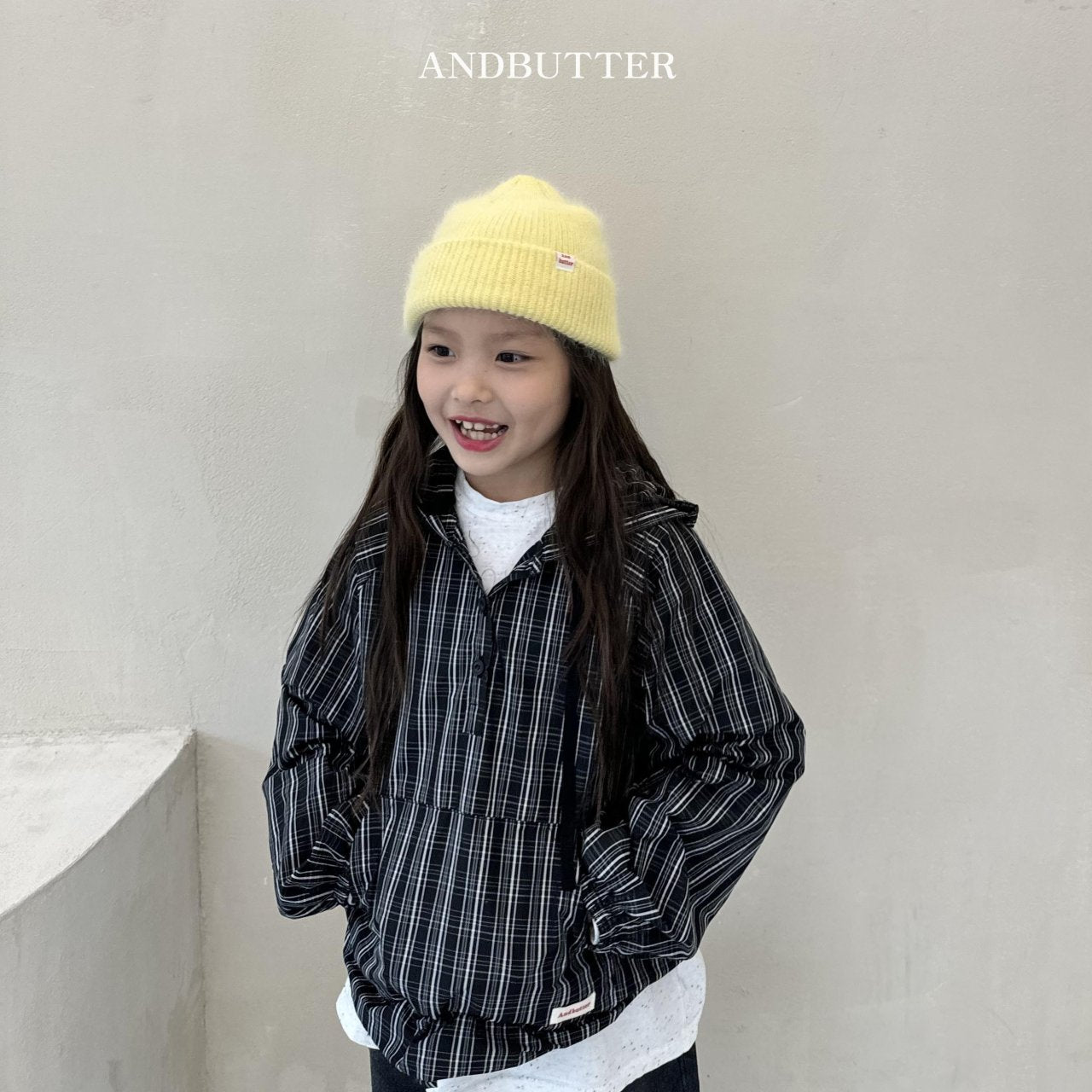 《予約》Check Hood Anorak / andbutter