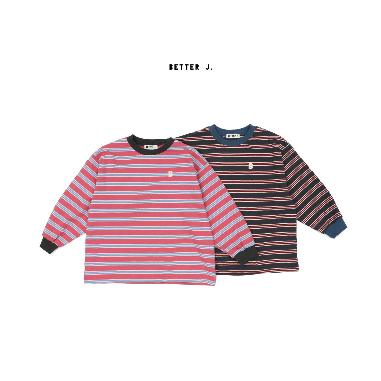 《予約》Phase Stripe T-shirt / BETTER J.