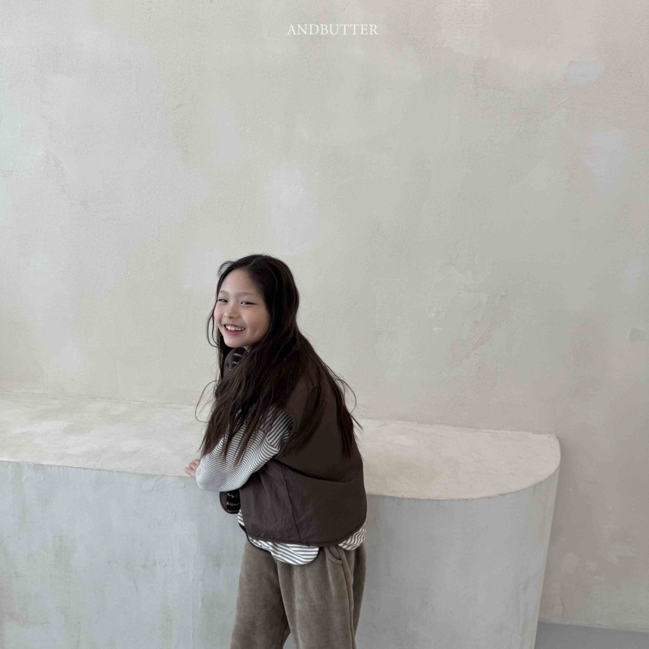 《予約》Reversible ST Dumble Vest / andbutter