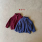 《予約》Fleece Button Tee / NAVI