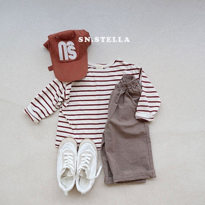 《予約》Basic Stripe Tee / SN.STELLA