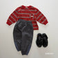《予約》Heart Pocket Stripe T-Shirt / ANDBUTTER