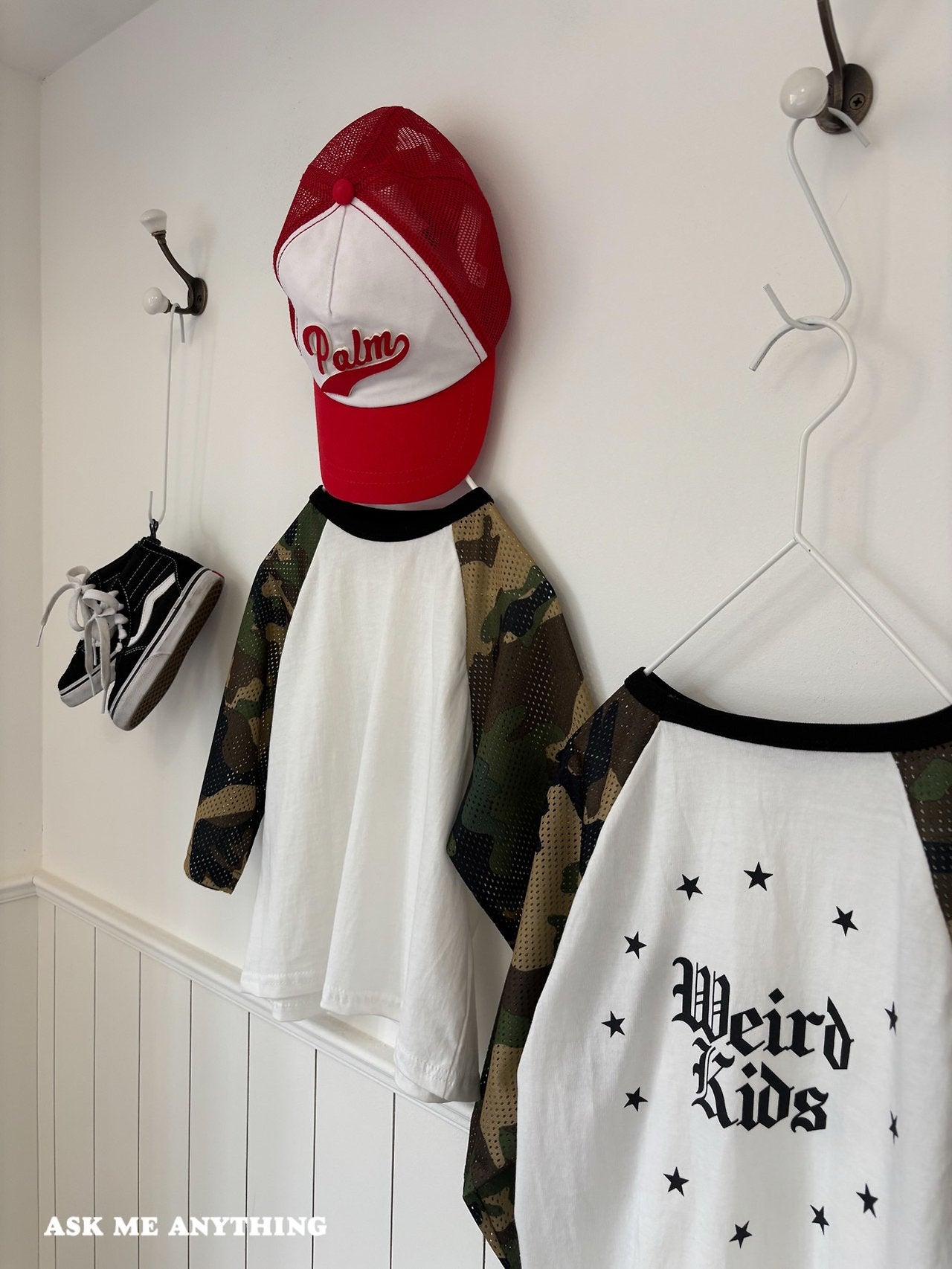 《予約》Camo Mesh T-Shirt / ASK ME ANYTHING