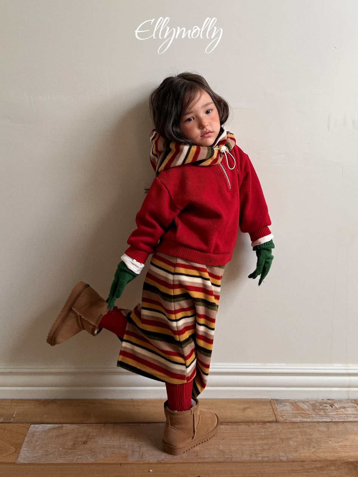 《予約》Arden Wool Half-Zip / ELLY MOLLY