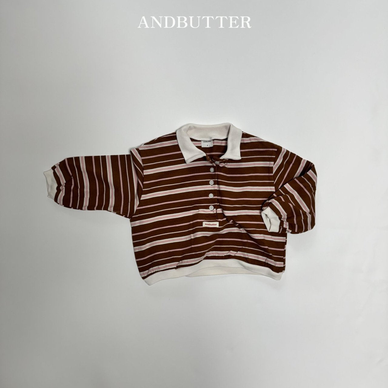 《予約》Stripe Rugby Tee / andbutter