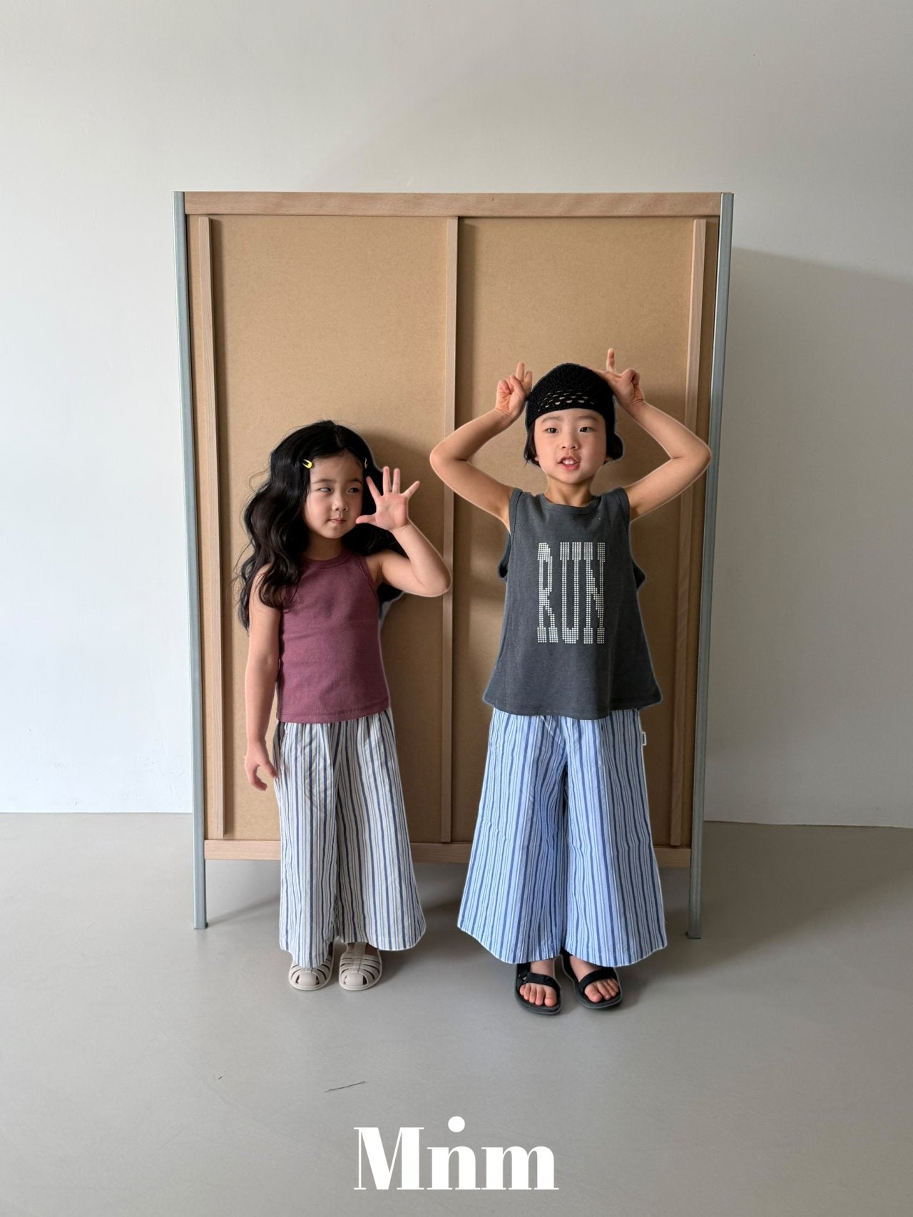 《予約》Combi Stripe Pants / MINIMAL