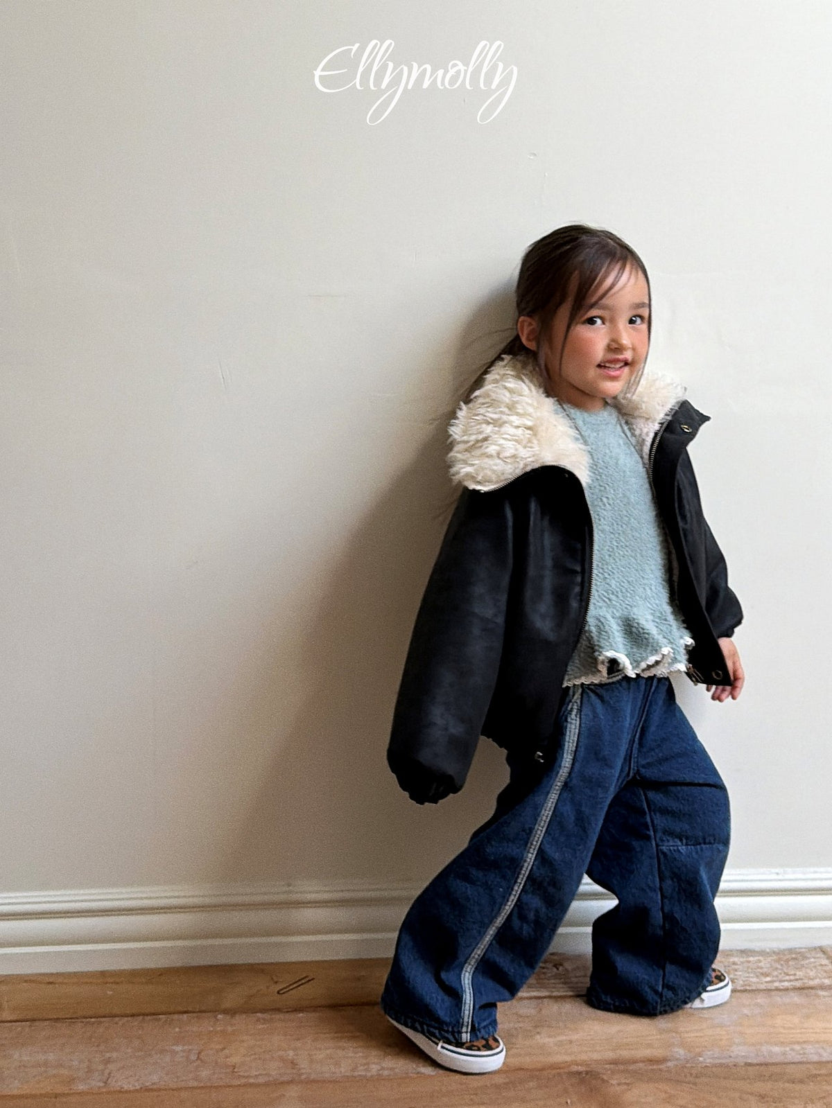 《予約》Linework Brushed Denim / ELLY MOLLY