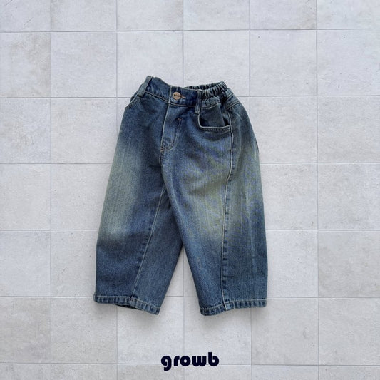 《予約》Curve Denim Pants / GROWB
