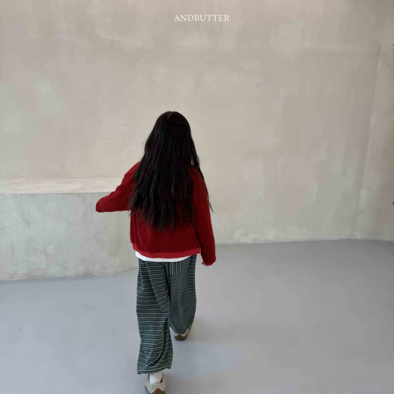 《予約》Mellow Stripe Jogger / andbutter