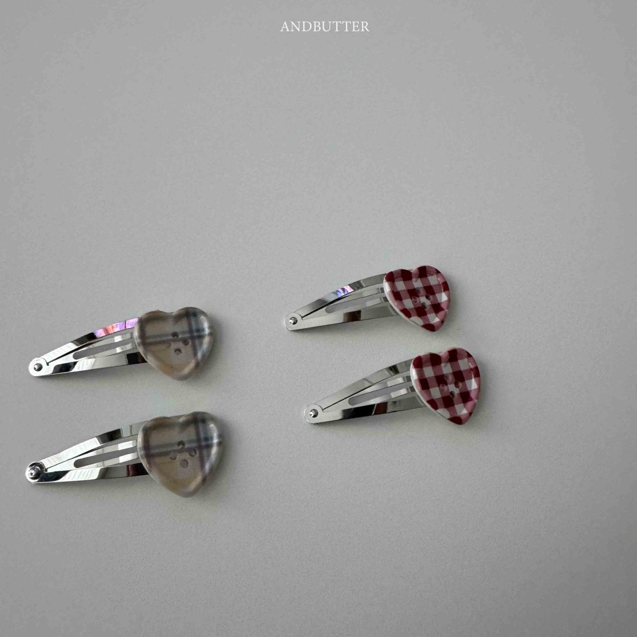 《予約》Check button pin（2set） / andbutter