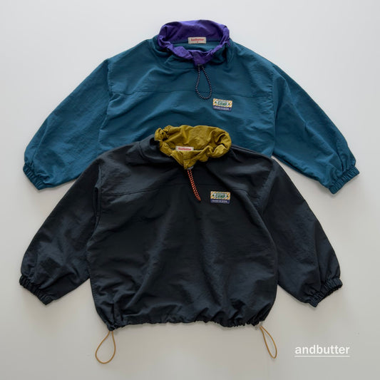 《予約》Color Neck Anorak / ANDBUTTER