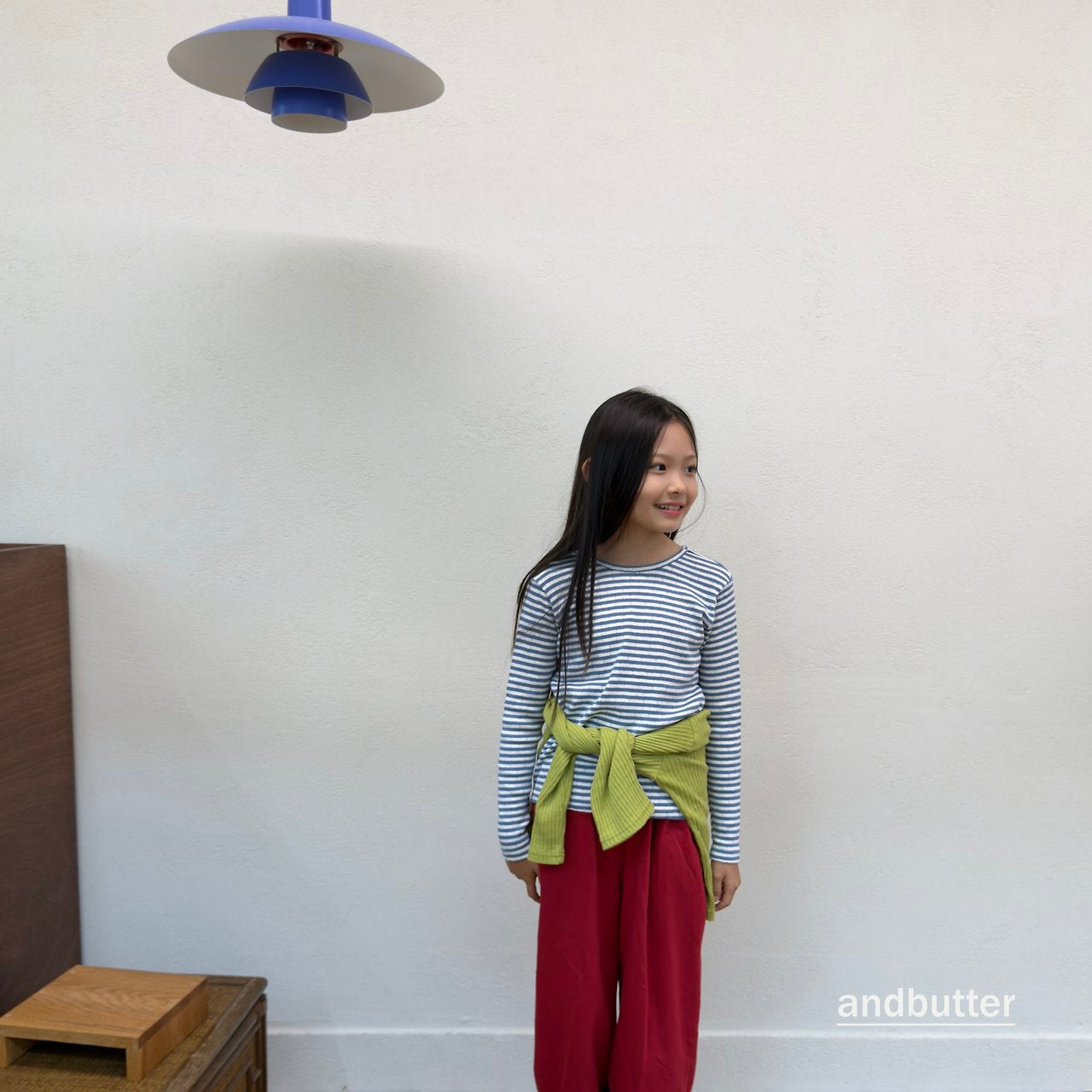《予約》Tommy Point T-Shirt / ANDBUTTER