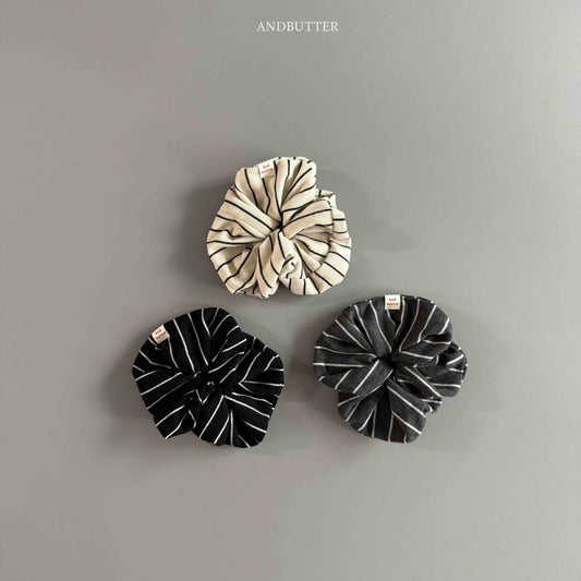 《予約》Stripe Scrunchies / andbutter