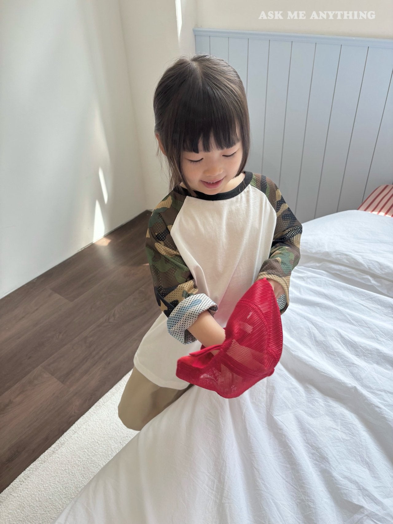 《予約》Camo Mesh T-Shirt / ASK ME ANYTHING