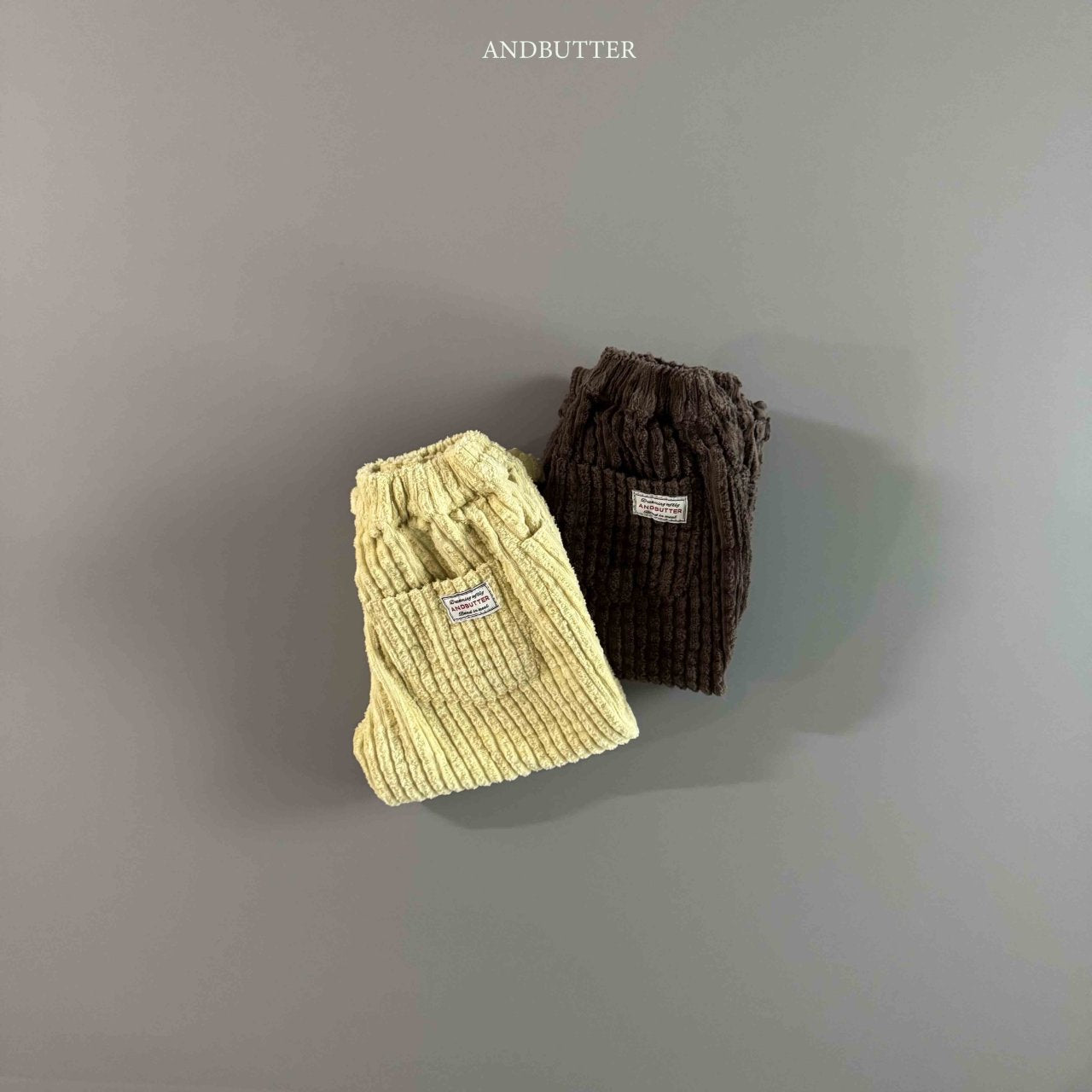 《予約》Puffy Corduroy Pants / andbutter