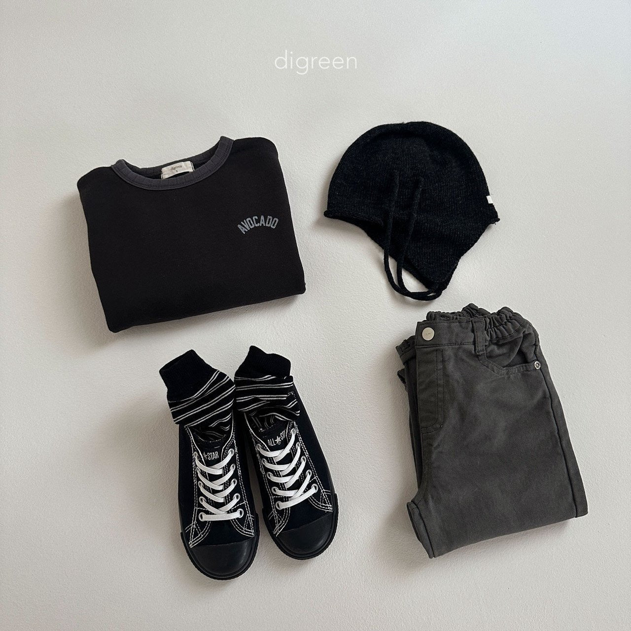 《即納》Together Socks（black）