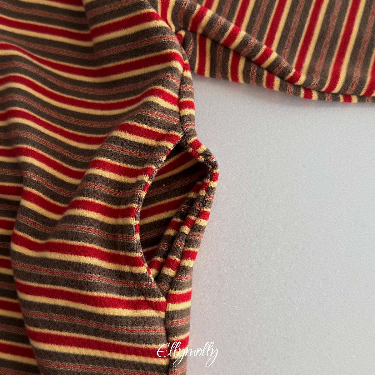 《予約》Fleece Frill Long Dress / ELLY MOLLY