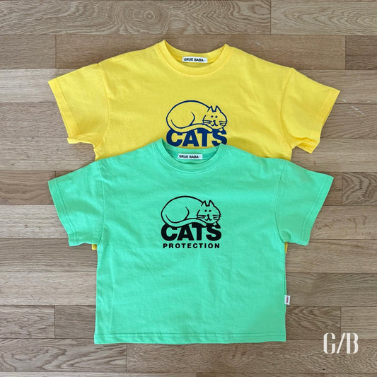 《予約》Cat T-shirt / GRUE BABA